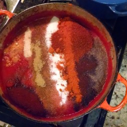 Making some chili